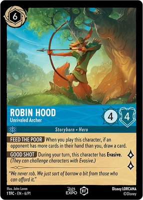 Robin Hood - Unrivaled Archer, D23 Promos