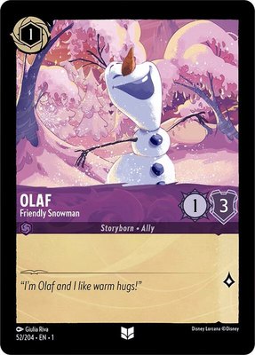 Olaf - Friendly Snowman, The First Chapter