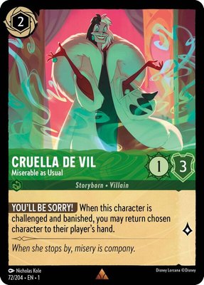 Cruella De Vil - Miserable as Usual, The First Chapter