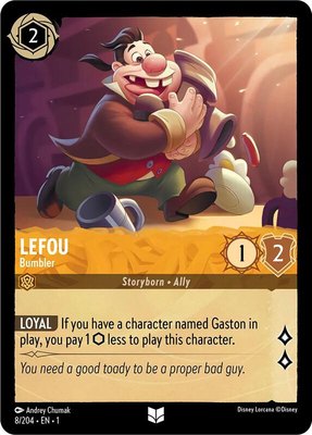 Lefou - Bumbler, The First Chapter