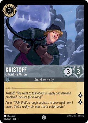 Kristoff - Official Ice Master, The First Chapter
