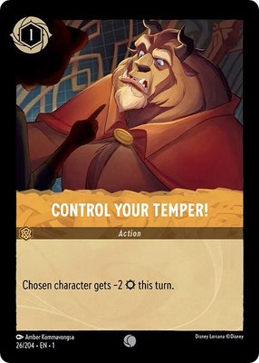 Control Your Temper!, The First Chapter