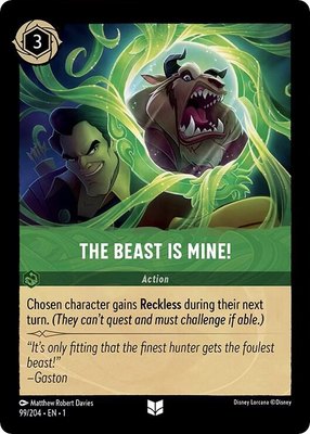 The Beast is Mine!, The First Chapter