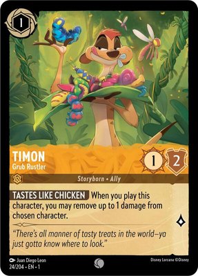 Timon - Grub Rustler, The First Chapter