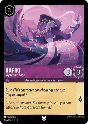 Rafiki - Mysterious Sage, The First Chapter