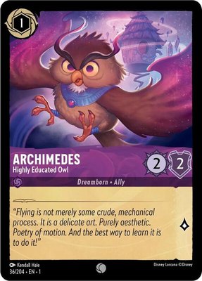 Archimedes - Highly Educated Owl, The First Chapter