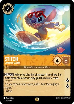 Stitch - Carefree Surfer, The First Chapter