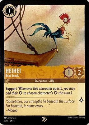 Heihei - Boat Snack, Disney Lorcana Promo Cards