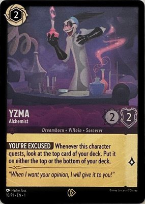 Yzma - Alchemist, Disney Lorcana Promo Cards
