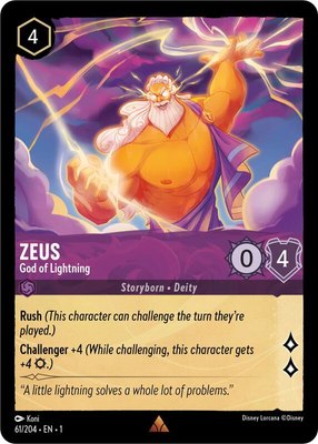 Zeus - God of Lightning, The First Chapter