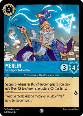 Merlin - Self-Appointed Mentor, The First Chapter