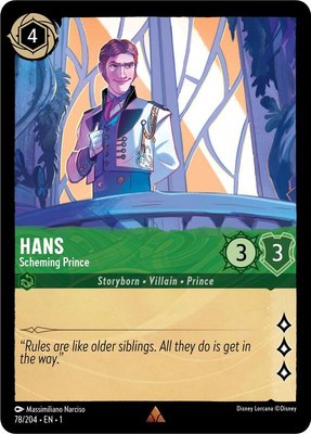 Hans - Scheming Prince, The First Chapter