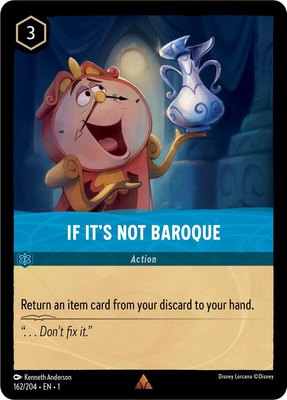 If It's Not Baroque, The First Chapter