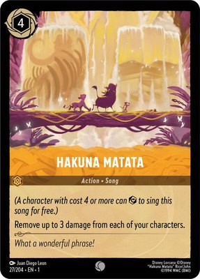 Hakuna Matata, The First Chapter