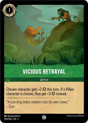 Vicious Betrayal, The First Chapter