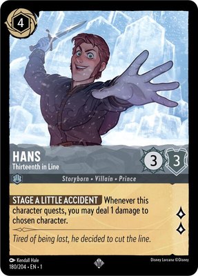 Hans - Thirteenth in Line, The First Chapter