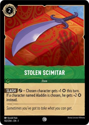 Stolen Scimitar, The First Chapter