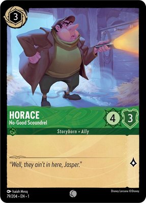 Horace - No-Good Scoundrel, The First Chapter