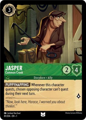 Jasper - Common Crook, The First Chapter