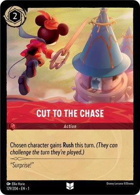 Cut to the Chase, The First Chapter