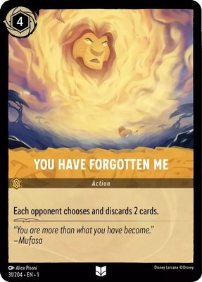 You Have Forgotten Me, The First Chapter