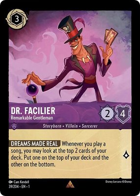 Dr. Facilier - Remarkable Gentleman, The First Chapter