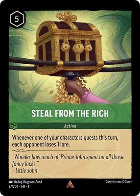 Steal From The Rich, The First Chapter
