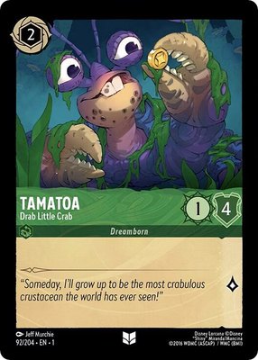 Tamatoa - Drab Little Crab, The First Chapter