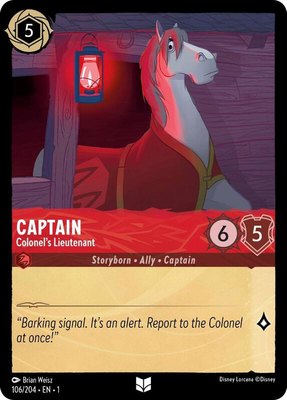 Captain - Colonel's Lieutenant, The First Chapter