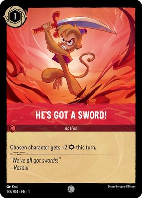 He's Got A Sword!, The First Chapter