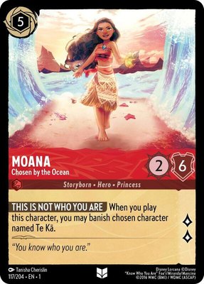 Moana - Chosen by the Ocean, The First Chapter