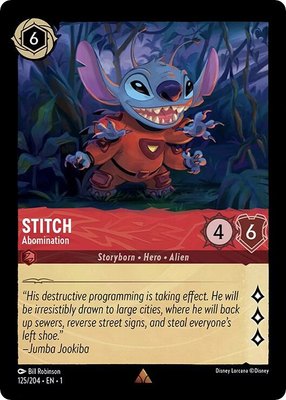 Stitch - Abomination, The First Chapter