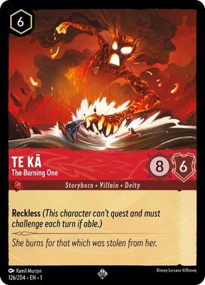 Te Ka - The Burning One, The First Chapter