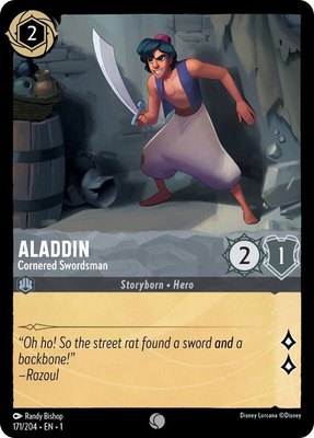 Aladdin - Cornered Swordsman, The First Chapter
