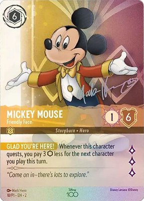 Mickey Mouse - Friendly Face (Alternate Art), Disney100 Promos