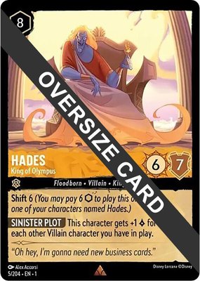 Hades - King of Olympus (Oversized), The First Chapter