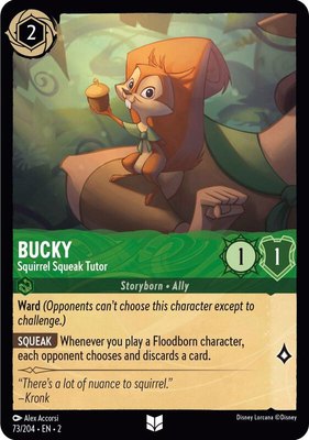 Bucky - Squirrel Squeak Tutor, Rise of the Floodborn