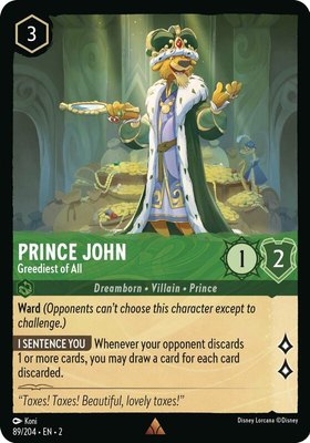 Prince John - Greediest of All, Rise of the Floodborn