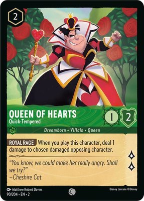 Queen of Hearts - Quick-Tempered, Rise of the Floodborn