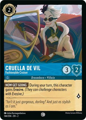Cruella De Vil - Fashionable Cruiser, Rise of the Floodborn
