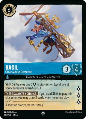 Basil - Great Mouse Detective, Rise of the Floodborn