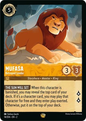 Mufasa - Betrayed Leader, Rise of the Floodborn