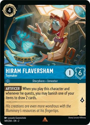 Hiram Flaversham - Toymaker, Rise of the Floodborn