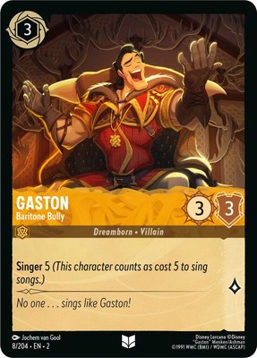 Gaston - Baritone Bully, Rise of the Floodborn
