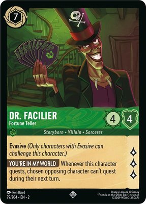 Dr. Facilier - Fortune Teller, Rise of the Floodborn