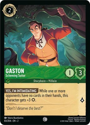 Gaston - Scheming Suitor, Rise of the Floodborn