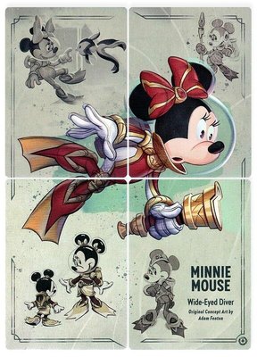 Minnie Mouse - Wide-Eyed Diver Puzzle Insert (Set of 4), Rise of the Floodborn