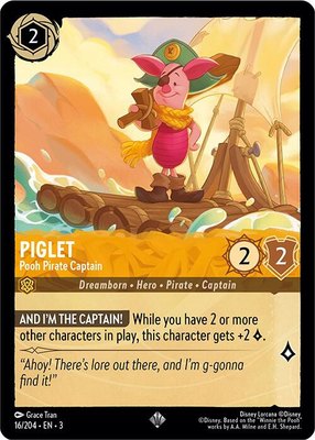 Piglet - Pooh Pirate Captain, Into the Inklands