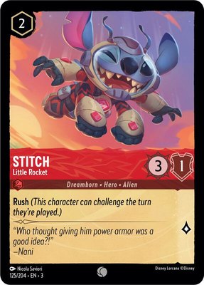 Stitch - Little Rocket, Into the Inklands