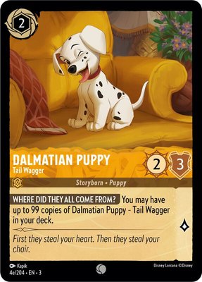 Dalmatian Puppy - Tail Wagger (4e/204), Into the Inklands